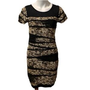 Diane Von Furstenberg rough edge tiered dress.